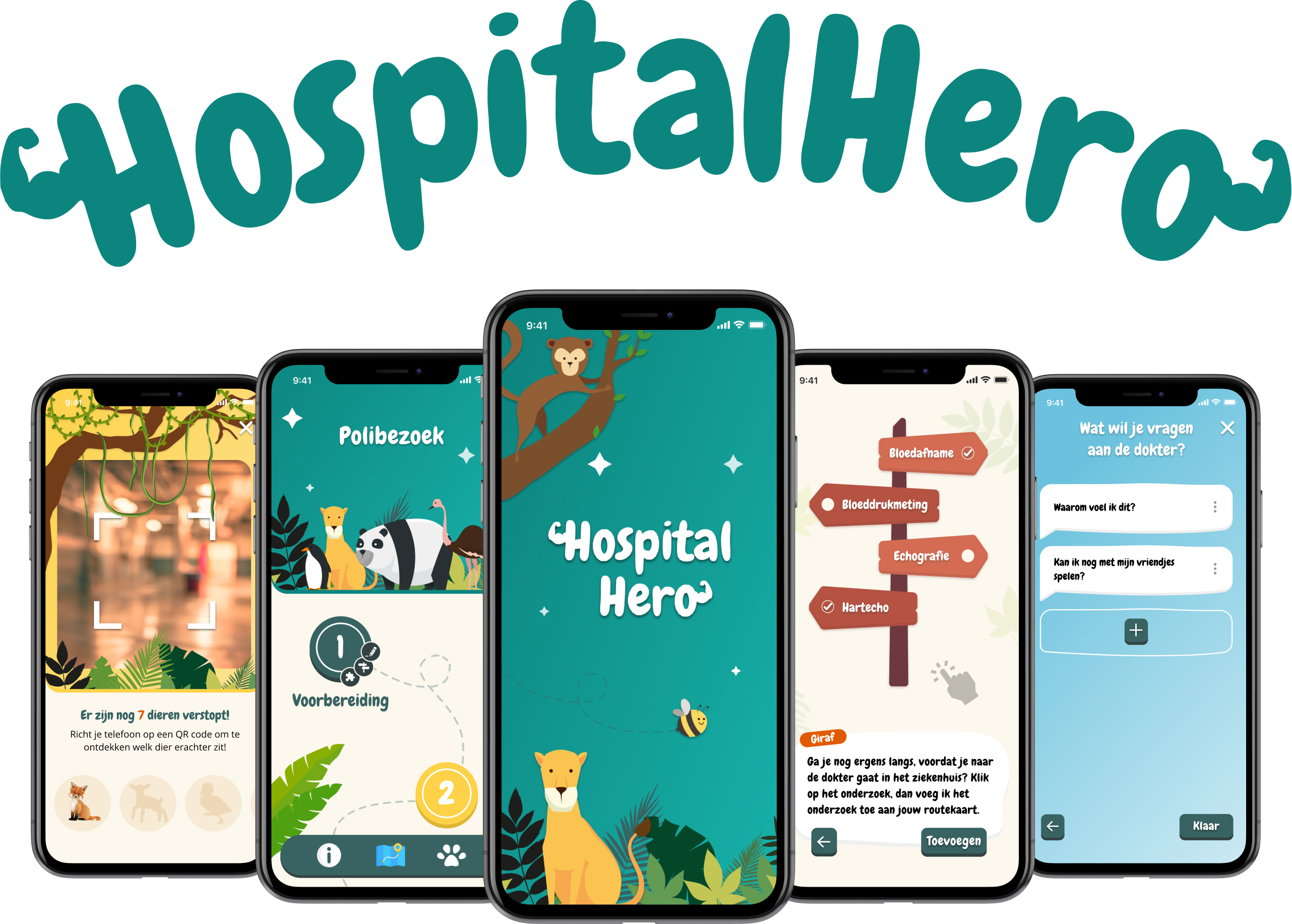 5 schermen Hospital Hero app.png